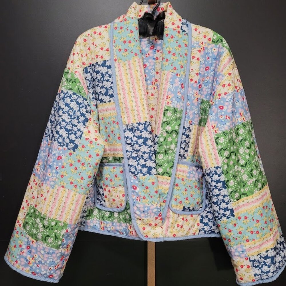 Beautiful Patchwork Reversible Jacket - image 1